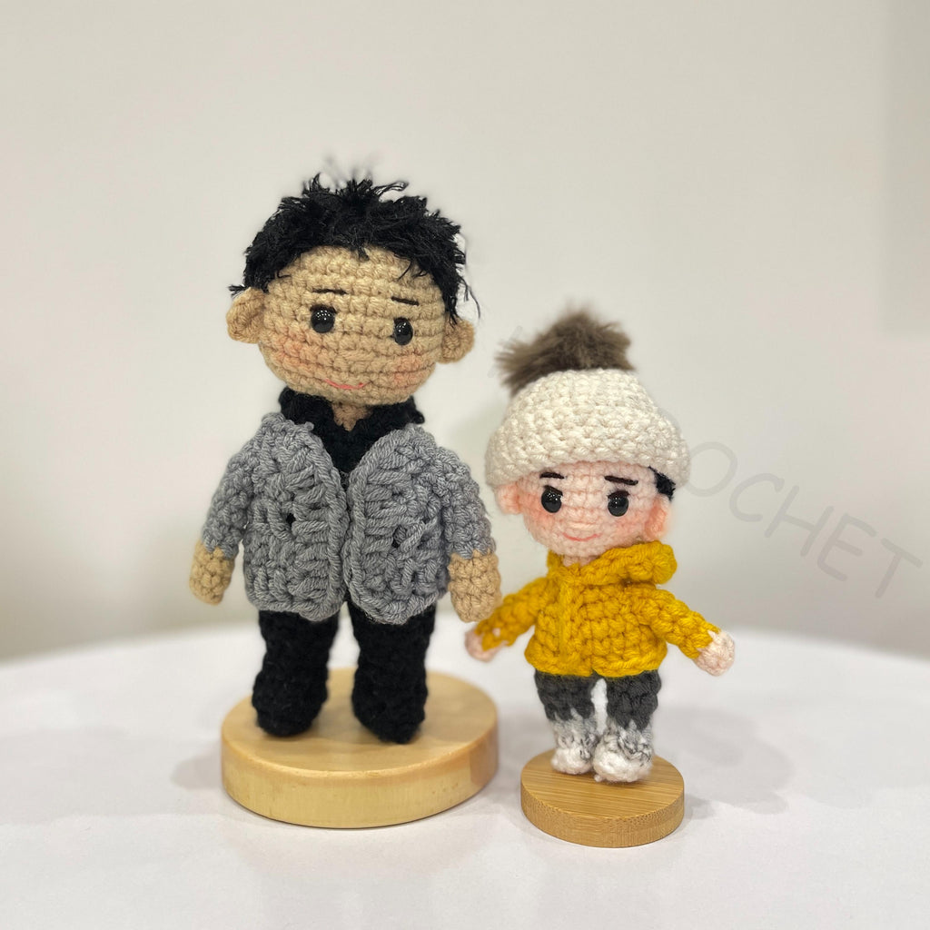 Personalized Crochet Doll – Handmade Custom Portrait, Amigurumi Gift