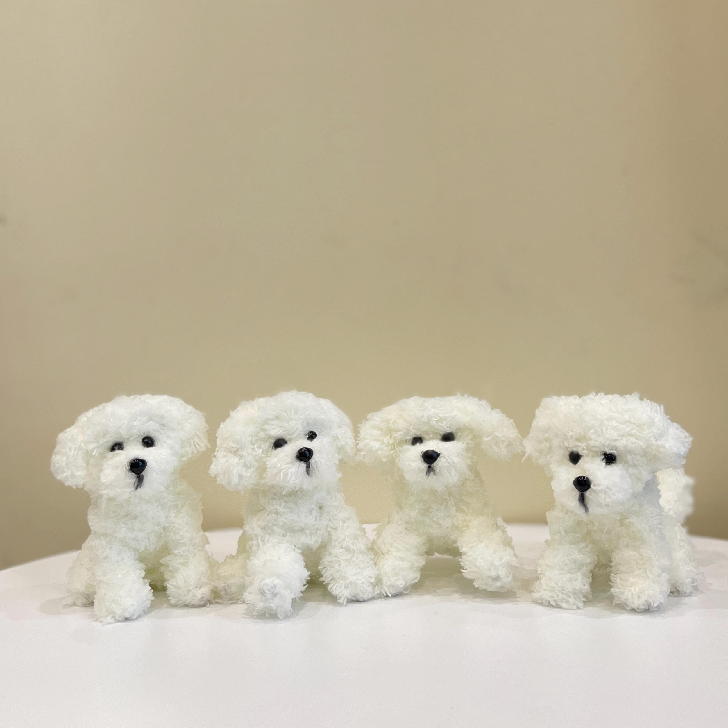 Custom Crochet Dog Plush, Personalized Pet Memorial, Dog Keychain