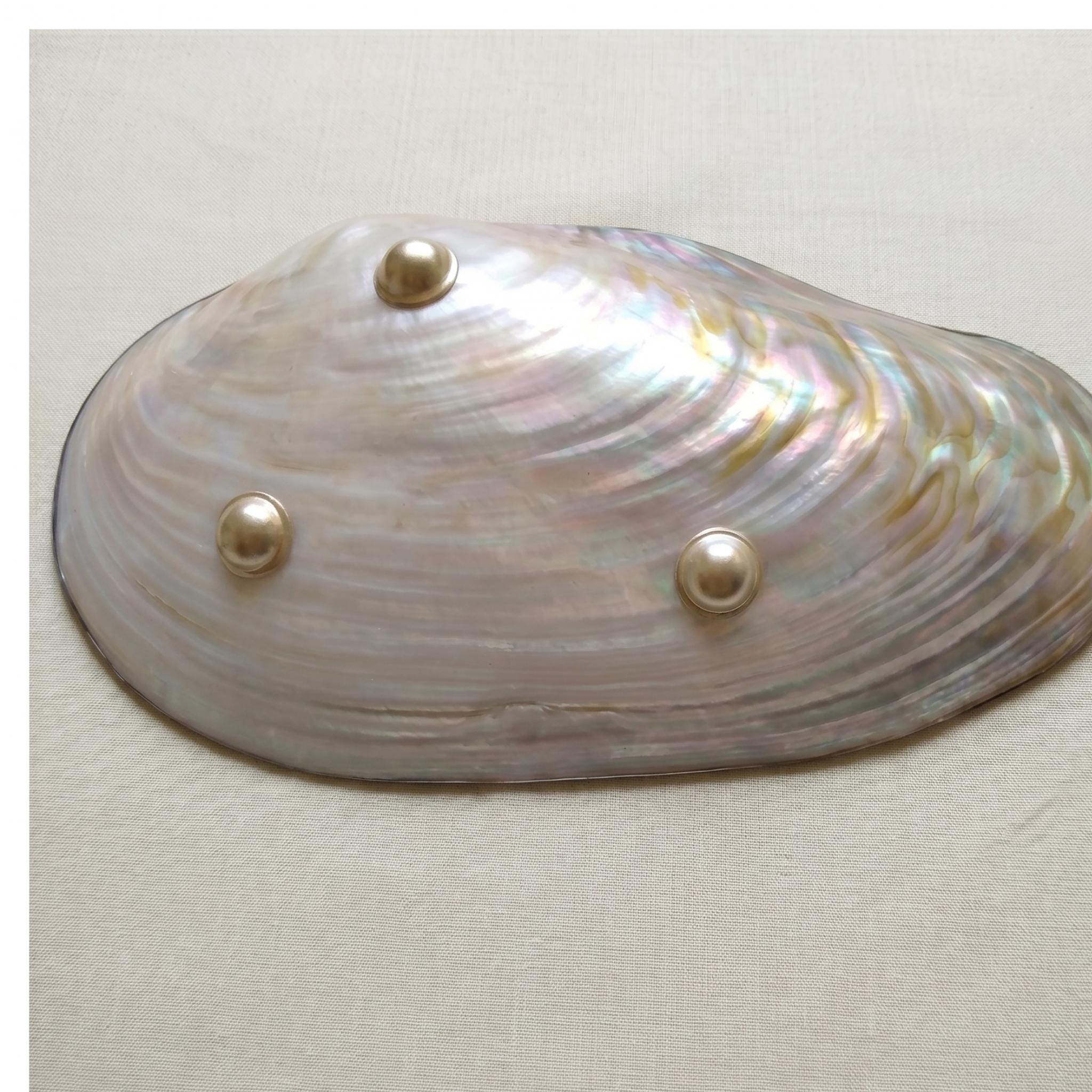 Handmade Mother of Pearl Plate, Shell Carved Decorative Dish, Luxury Jewelry Tray, Natural Iridescent Shell Bowl, Coastal Home Decor Gift