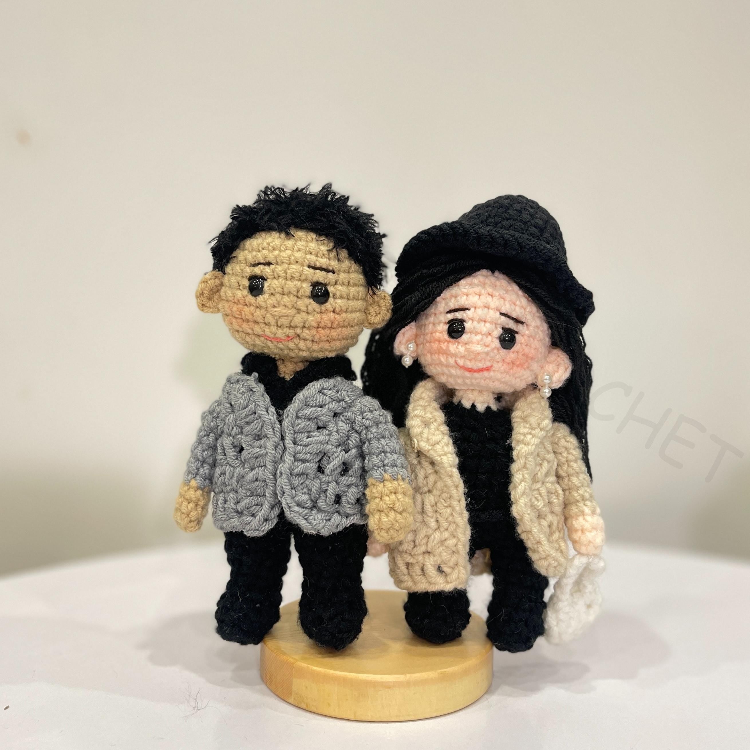 Personalized Crochet Doll – Handmade Custom Portrait, Amigurumi Gift