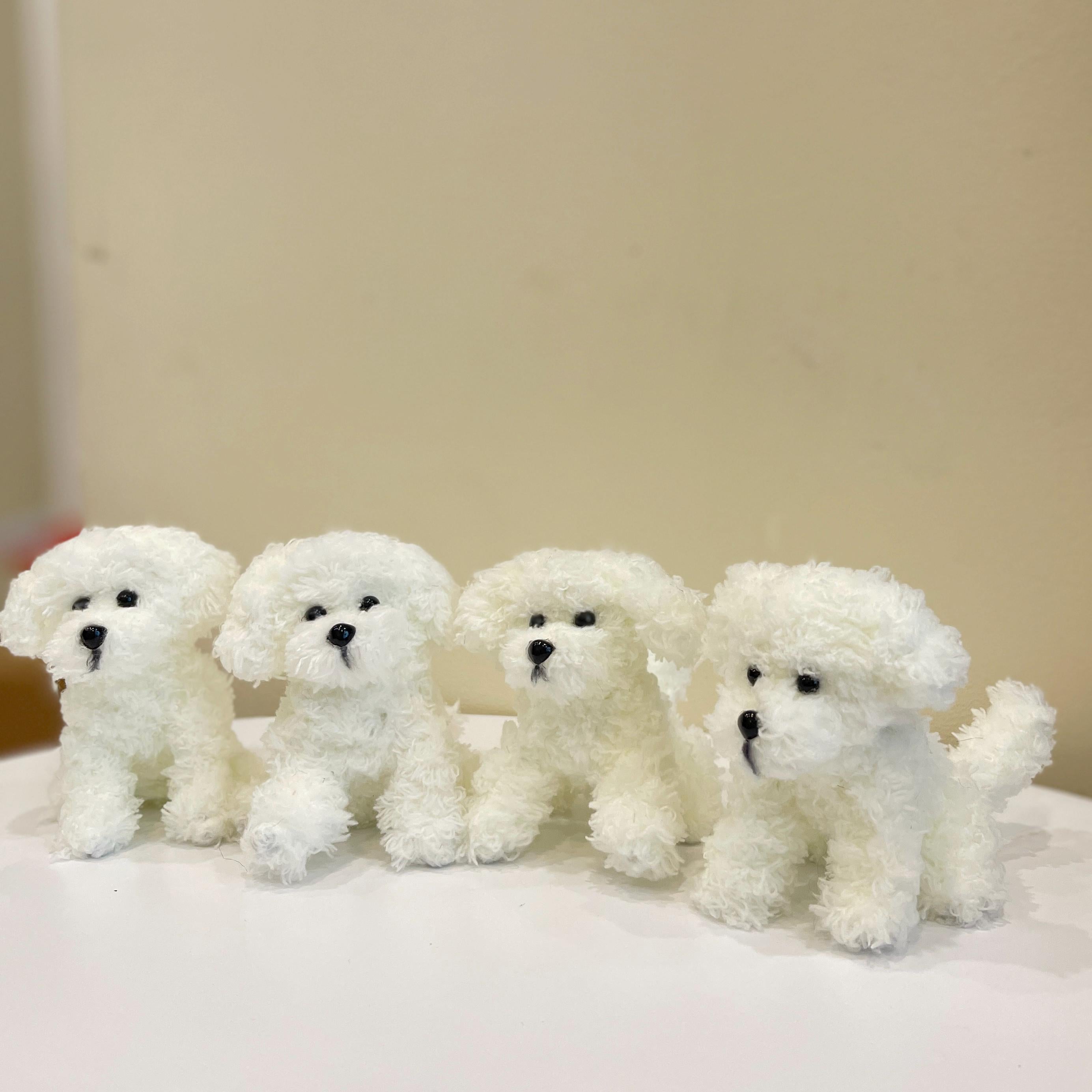 Custom Crochet Dog Plush, Personalized Pet Memorial, Dog Keychain