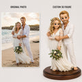 Custom 3D Figure From Photo | Personalized 3D Printed Figurine Keepsake