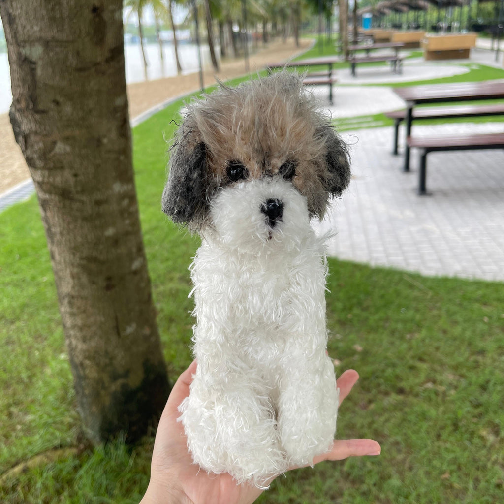 Custom Crochet Dog Plush, Realistic Pet Replica, Photo Dog Memorial Gift