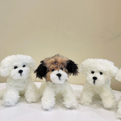 Custom Crochet Dog Plush, Personalized Pet Memorial, Dog Keychain