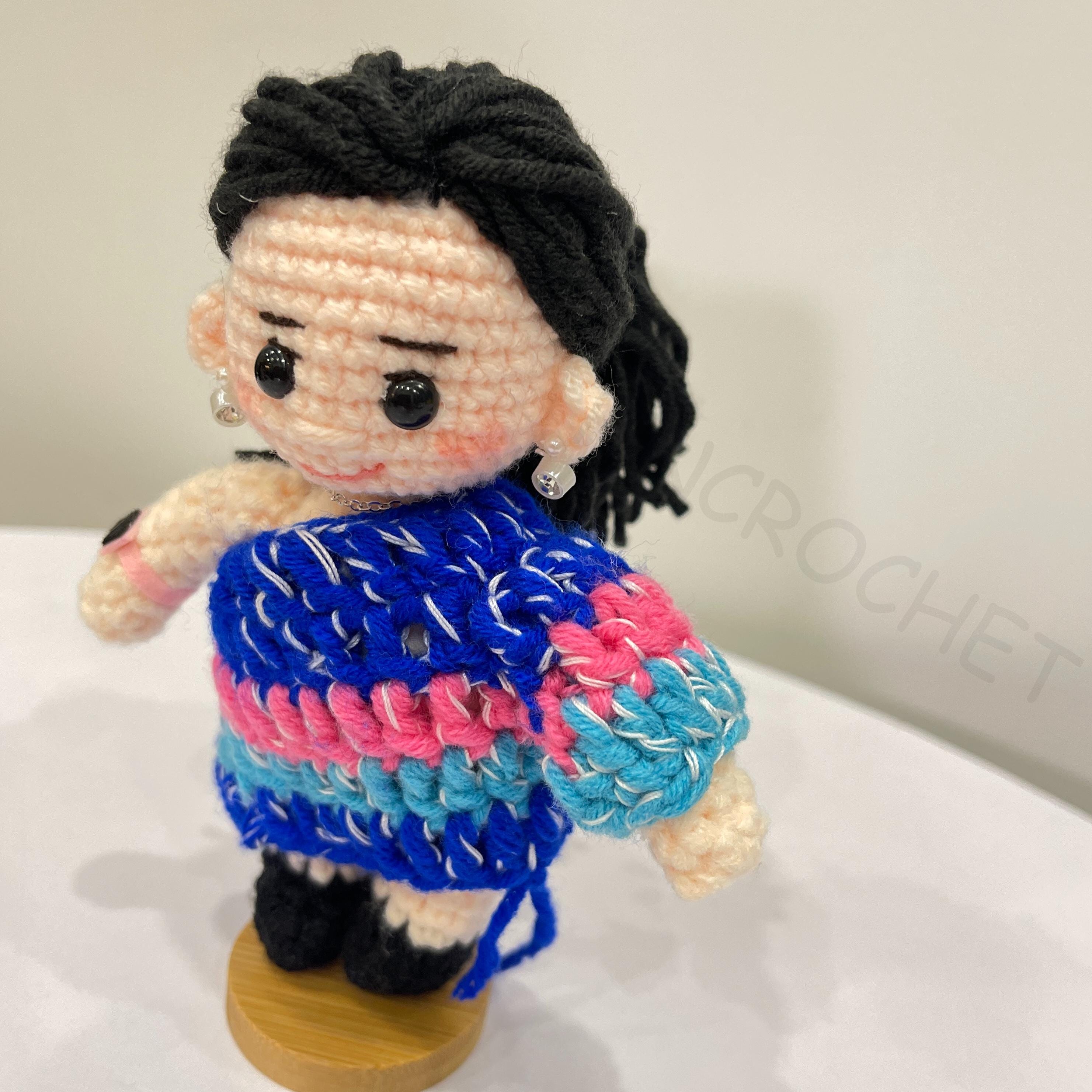 Personalized Crochet Doll – Custom Portrait Toy – Amigurumi Gift for Friend, Family or Couple – HNCrochet