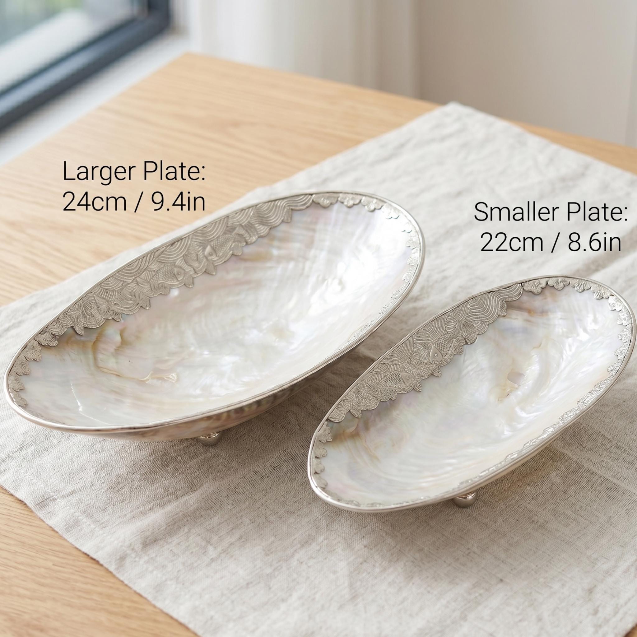 Handmade Mother of Pearl Plate, Shell Carved Decorative Dish, Luxury Jewelry Tray, Natural Iridescent Shell Bowl, Coastal Home Decor Gift
