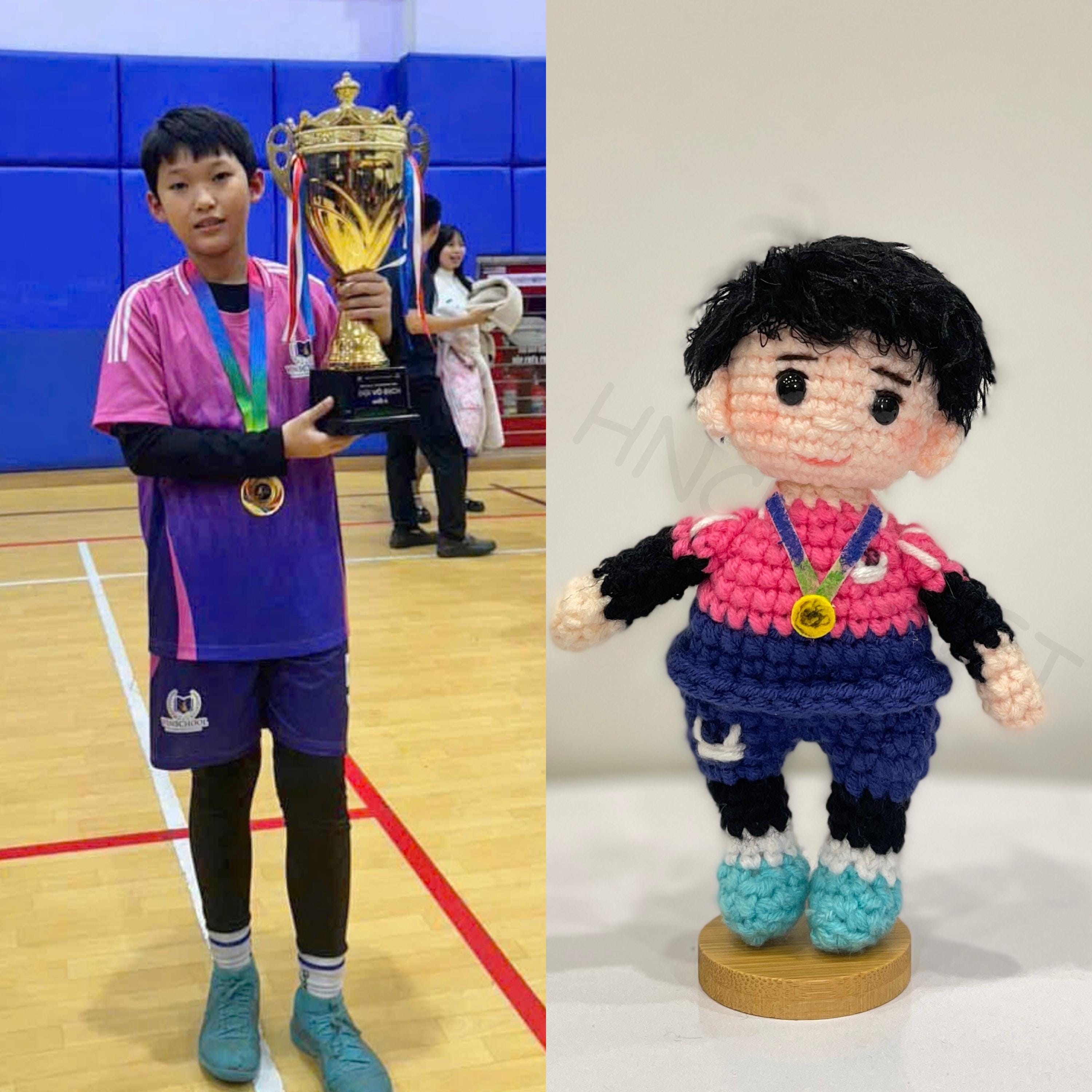 Personalized Crochet Doll – Custom Portrait Toy – Amigurumi Gift for Friend, Family or Couple – HNCrochet