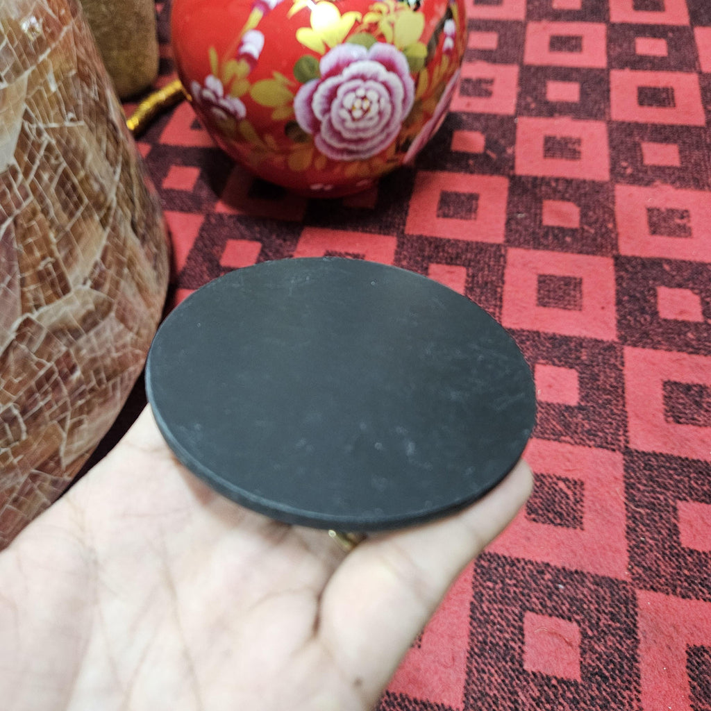 Rattan Drink Coasters Set – Mother of Pearl Inlay, Boho Home Decor