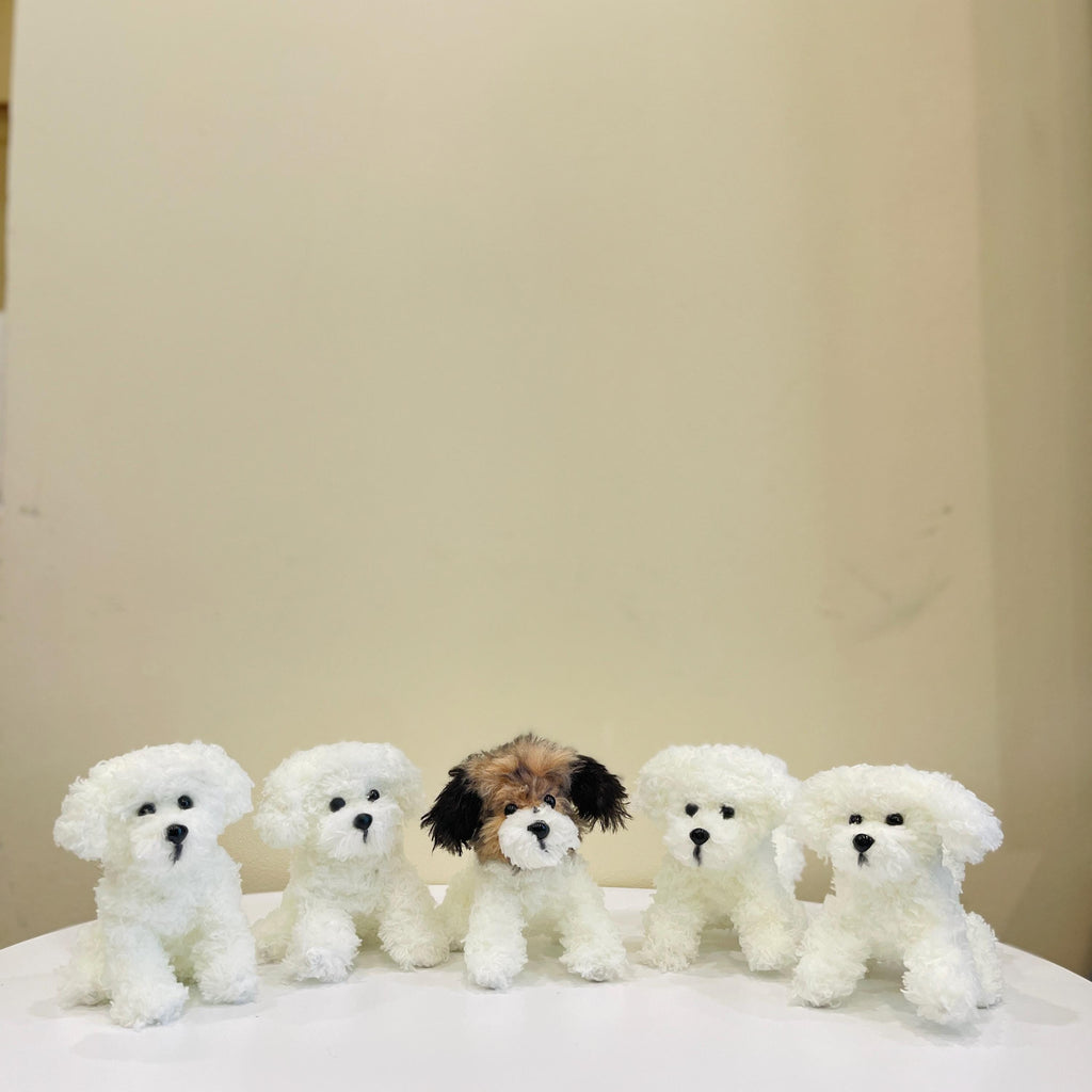 Custom Crochet Dog Plush, Personalized Pet Memorial, Dog Keychain