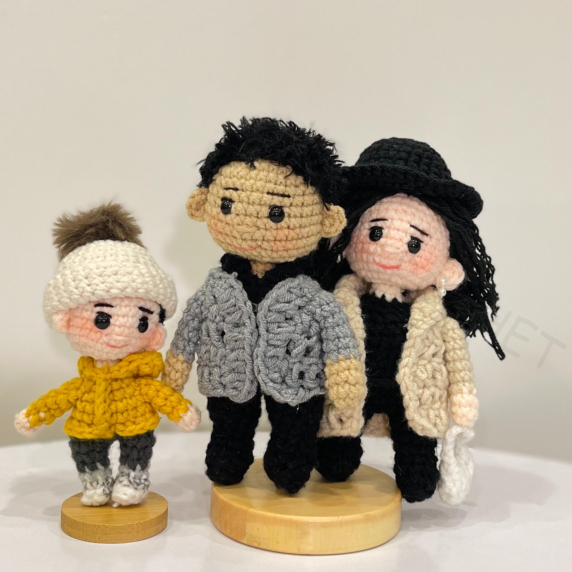 Personalized Crochet Doll – Handmade Custom Portrait, Amigurumi Gift