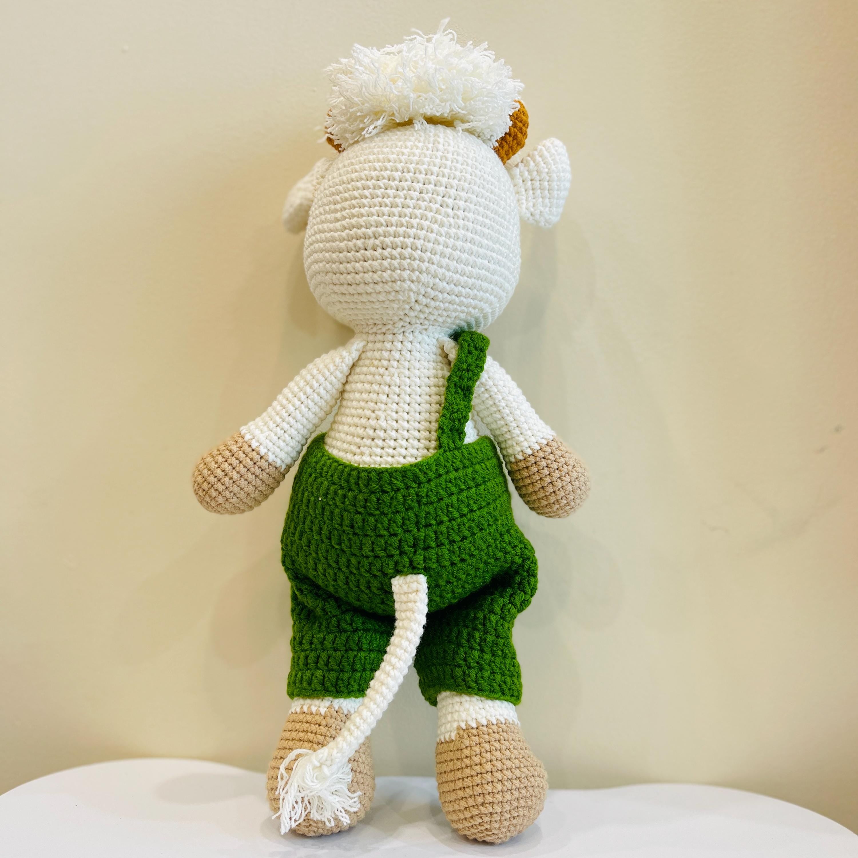 Personalized Crochet Cow Plush, Custom Amigurumi Toy, Handmade Stuffed Animal, Boho Nursery Decor