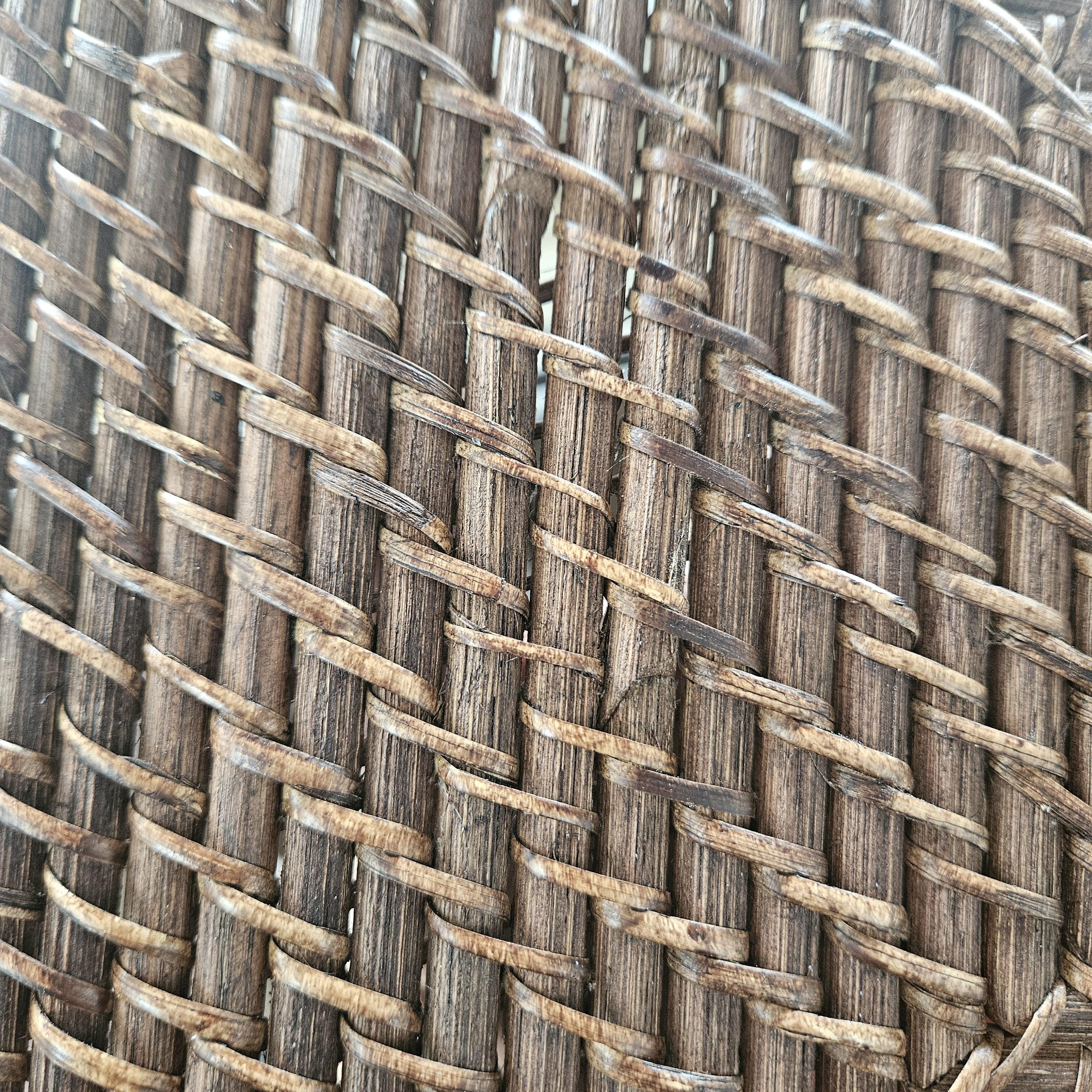 Handwoven Rattan Tray – Rectangular Serving Tray with Handles